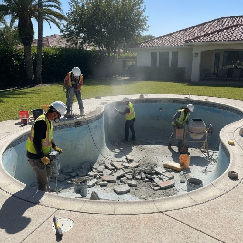 Local Swimming Pool Removal pros at work